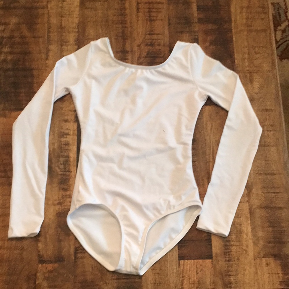 Child Size White Leotard